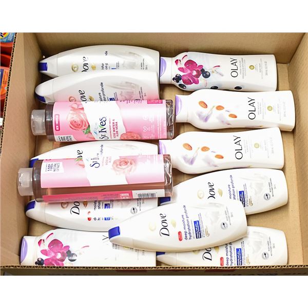 FLAT LOT OF BRAND NAME SKIN CARE PRODUCTS