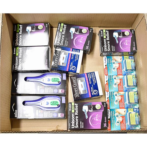 FLAT LOT OF SLEEP/SNORE PRODUCTS