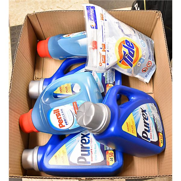 FLAT LOT OF LAUNDRY SOAP PRODUCTS