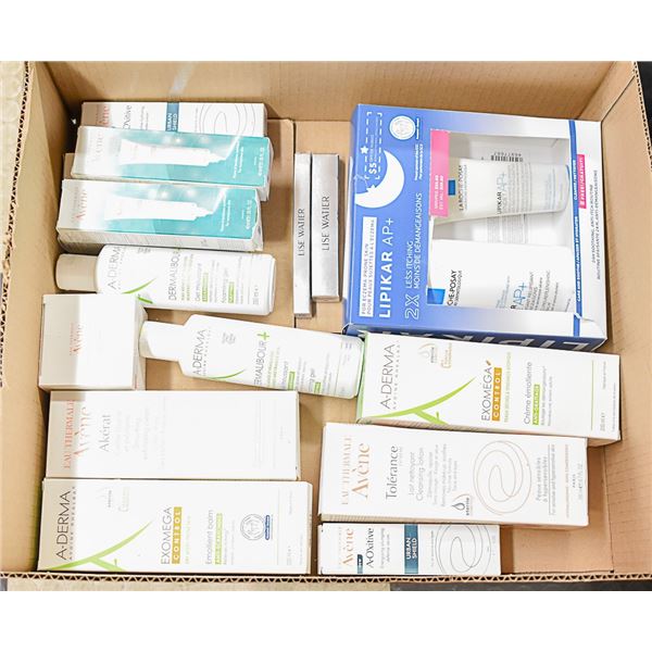 FLAT LOT OF BRAND NAME SKIN CARE PRODUCTS