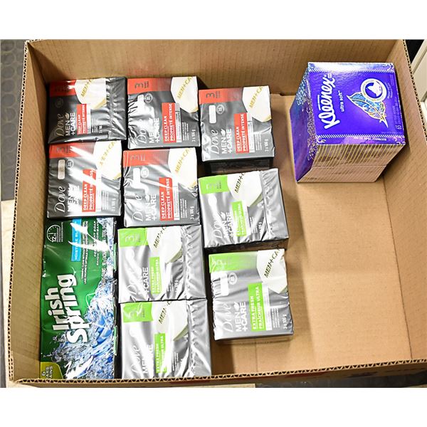 FLAT LOT OF BRAND NAME BAR SOAP