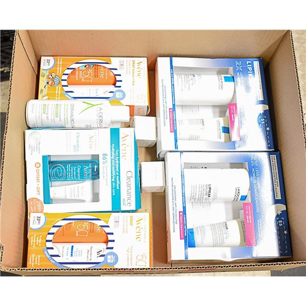 FLAT LOT OF BRAND NAME SKIN CARE PRODUCTS
