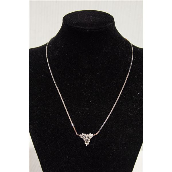 .925 SILVER 18 INCH NECKLACE WITH PENDANT