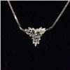 Image 2 : .925 SILVER 18 INCH NECKLACE WITH PENDANT
