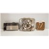 Image 1 : LOT OF 3 BELT BUCKLES INCL. LOUIS VUITTON