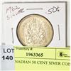 Image 1 : 1962 CANADIAN 50 CENT SILVER COIN