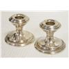 Image 2 : SILVER CANDLESTICK HOLDERS 120 GRAMS / 117 GRAMS