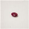 Image 2 : ONE OVAL CUT RUBY, MEASURING 12.3 X 8.8 X 4.9