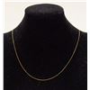 Image 1 : "AU 750" 0.9G WEIGHT GOLD CHAIN (BROKEN CLASP)