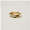 Image 1 : 3.2G 10 CARAT SOLID GOLD RING WITH NATURAL DIAMOND