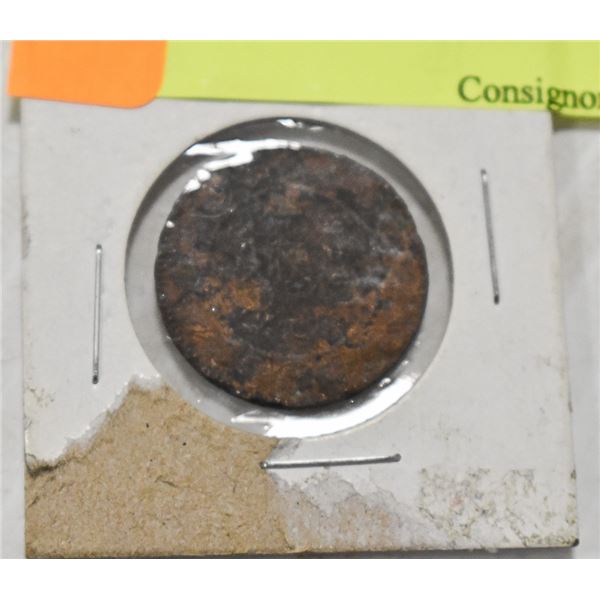 1876 CANADIAN 1 CENT COIN