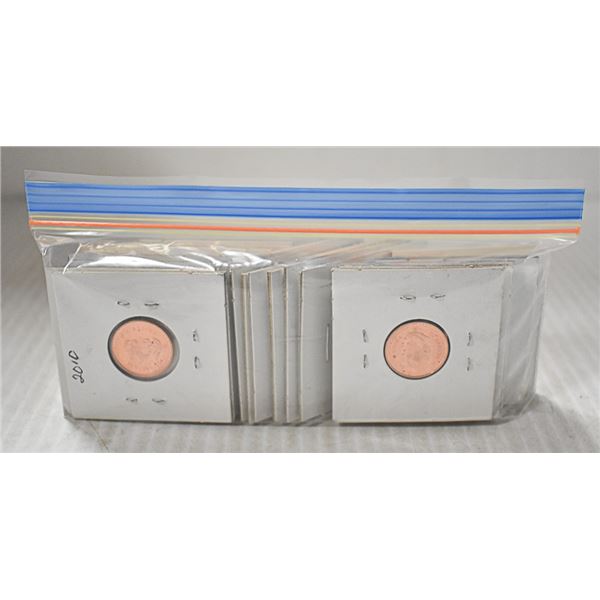 1988-2010 CANADIAN 1 CENT COIN COLLECTION