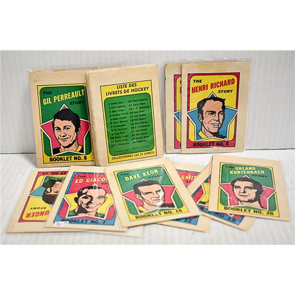 OPC HOCKEY BOOKLETS X17  1972