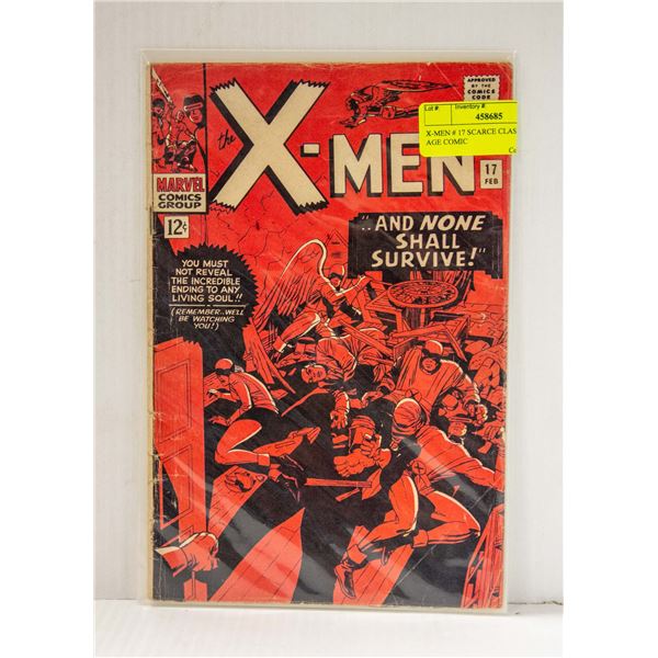 X-MEN # 17 SCARCE CLASSIC SILVER AGE COMIC