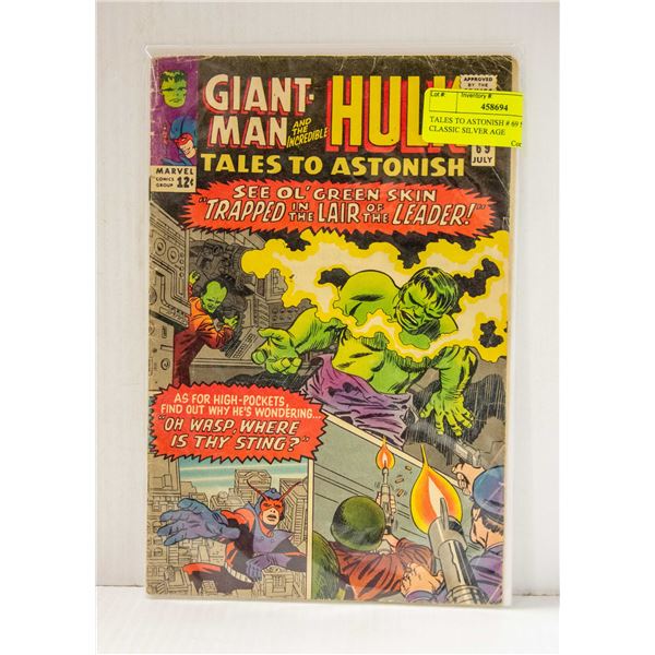 TALES TO ASTONISH # 69 SCARCE CLASSIC SILVER AGE