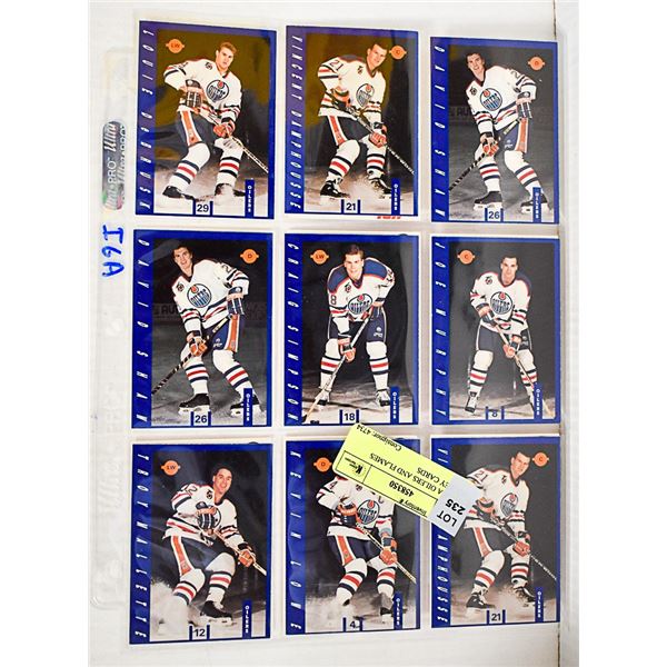 1992 IGA OILERS AND FLAMES HOCKEY CARDS