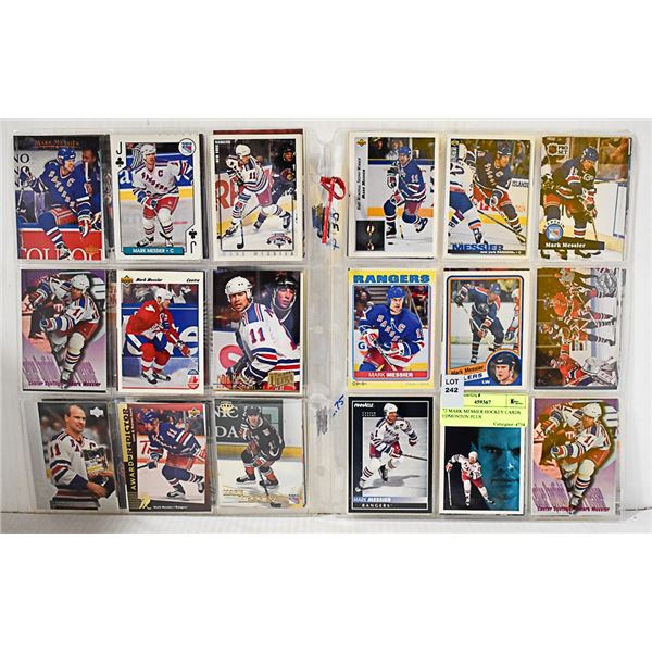 72 MARK MESSIER HOCKEY CARDS EDMONTON PLUS