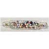 Image 1 : VINTAGE GLASS ROLLING PIN WITH MARBLES