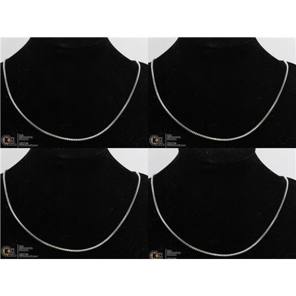 LOT OF 4 22INCH ROPE CHAINS