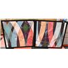 Image 1 : PAIR OF SHOWHOME ABSTRACT PICTURES