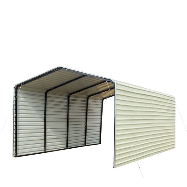 CP1220F CARPORT ENCLOSED 12'X20'
