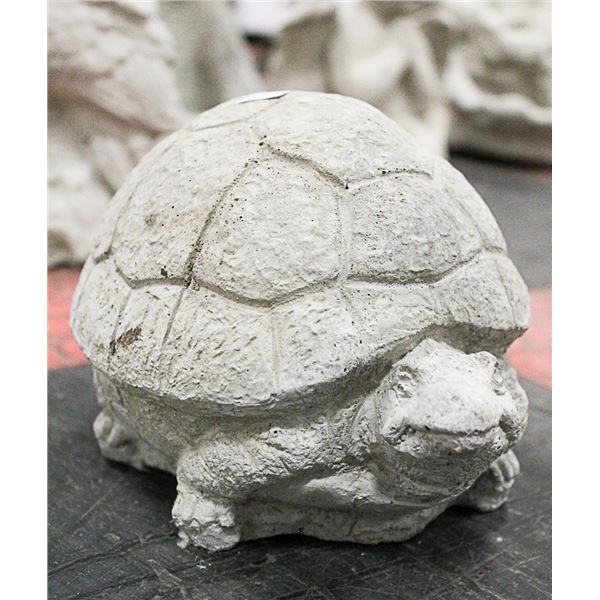 CONCRETE TURTLE 6 INCH TALL STATUE