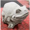 Image 1 : CONCRETE TOAD 6 INCH TALL STATUE