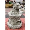 Image 1 : CONCRETE BEAR 10 INCH TALL PLANTER STATUE