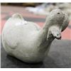 Image 1 : CONCRETE LITTLE DUCKY 7 INCH LONG STATUE