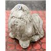 Image 1 : CONCRETE SHOW DOG 7 INCH TALL STATUE