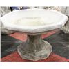 Image 2 : CONCRETE 10 INCH TALL BIRDBATH