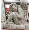 Image 1 : CONCRETE SLEEPING ANGEL 15 INCH TALL STATUE