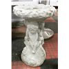 Image 2 : CONCRETE CHERUB 17 INCH TALL BIRDBATH
