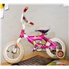 Image 1 : BARBIE BIKE WITH TRAINING WHEELS