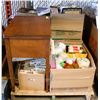 Image 1 : SEWING/CRAFTING/KNITTING PALLET LOT & VINTAGE