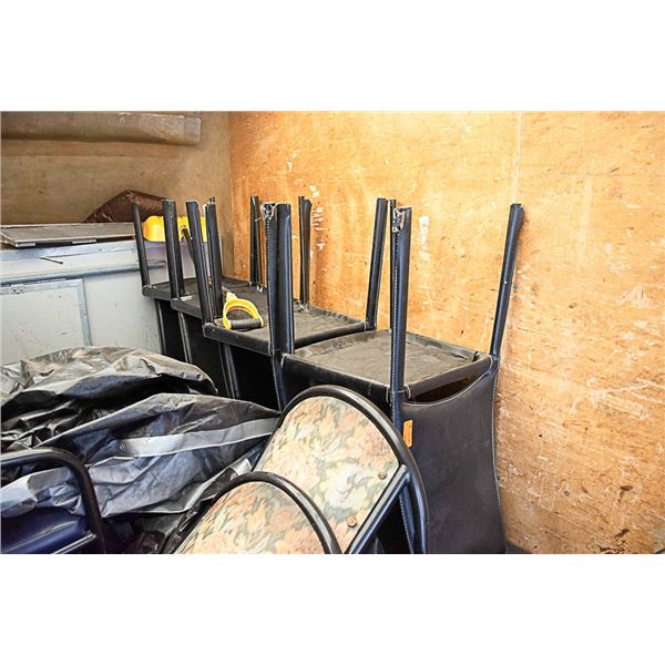 *CUBEVAN* LOT OF 15 BLUE / BLACK METAL RANCH STYLE