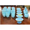Image 1 : COLLECTION OF BLUE GLASS