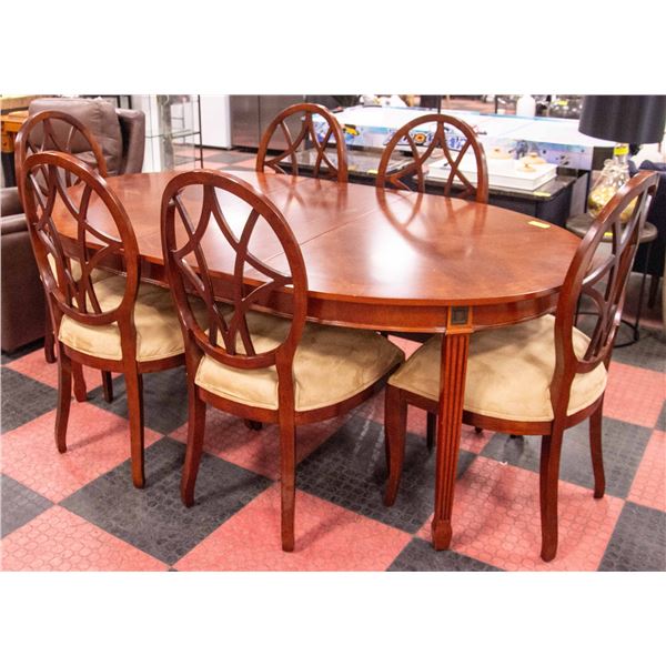DINING ROOM TABLE & CHAIRS