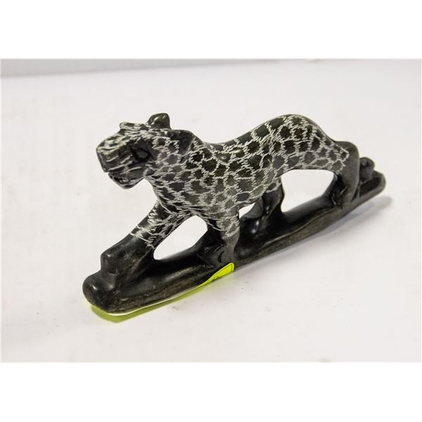 LEOPARD STONE CARVING