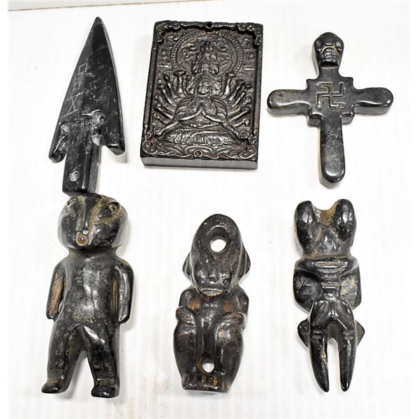 SOAPSTONE ASSORTED LOT OF 6