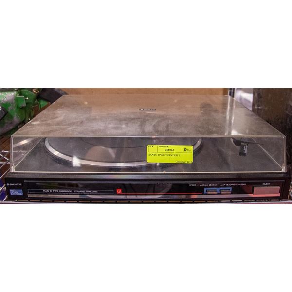 SANYO TP 685 TURNTABLE
