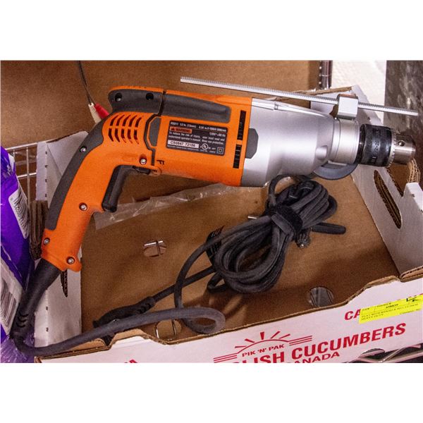 FLAT WITH RIDGID R 5011 1/2 INCH HEAVY DUTY