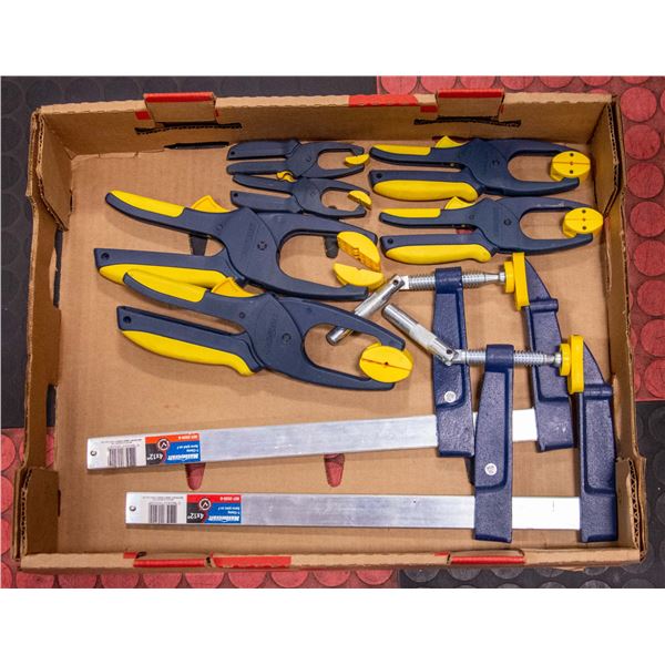 LARGE FLAT WITH SET OF MASTERCRAFT CLAMPS