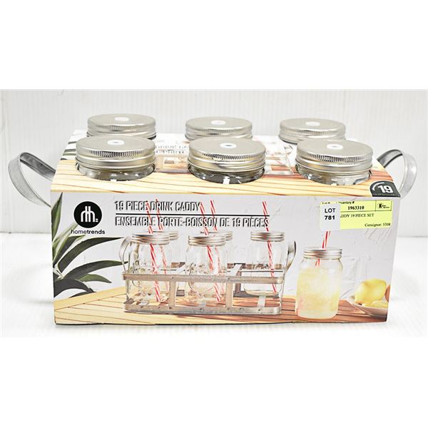DRINK CADDY 19 PIECE SET