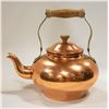 Image 1 : COPPER TEA KETTLE WOOD HANDLE