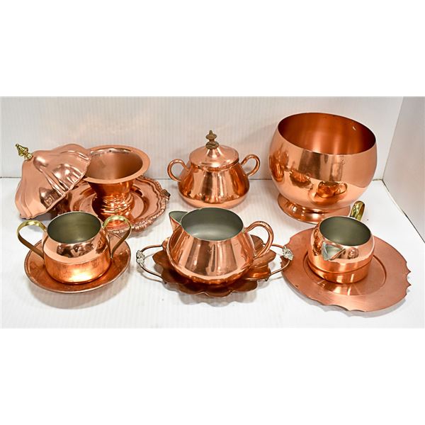 12 X COPPER COLLECTION OF CANADA/PORTUGAL MADE