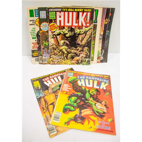 'THE HULK' & 'THE RAMPAGING HULK' COMICS