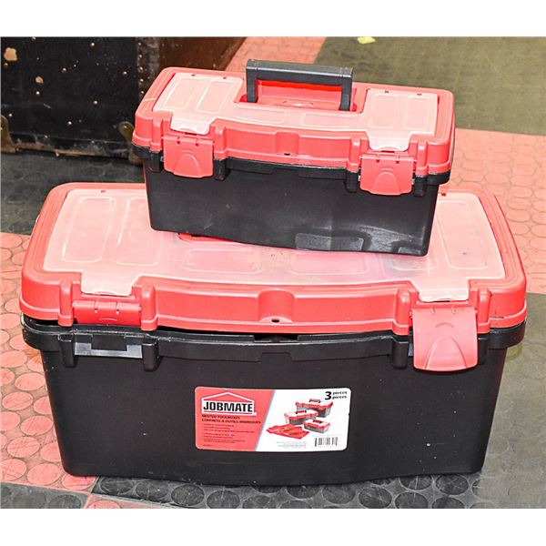 3 PC JOBMATE TOOL BOX