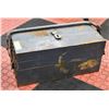 Image 1 : 1940'S BLUE METAL FOLD OUT TOOL BOX