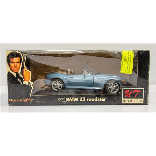 1:18 DIE CAST GOLDEN EYE BOND 007 BMW Z3 ROADSTER